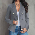 Florinda Double-Breasted Tailored Blazer
