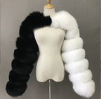 Rosamunda Cropped Faux-Fur Coat