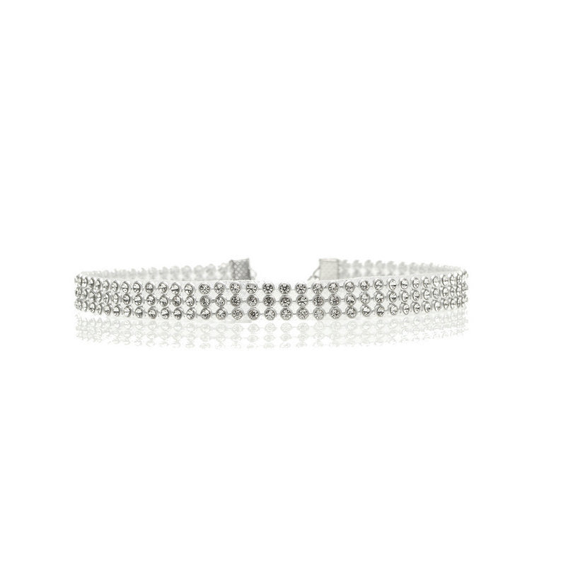 Tindara Crystal Rhinestone Choker