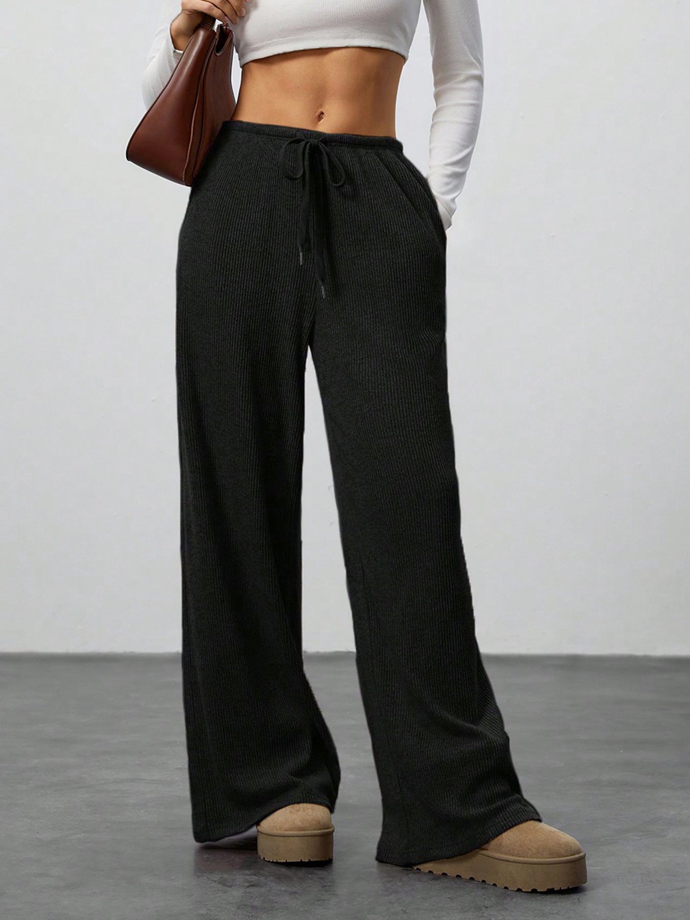 Paloma Wide Leg Drawstring Pant