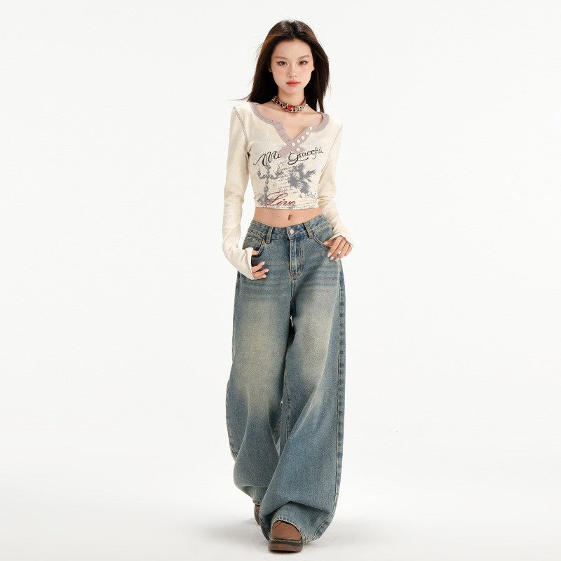 Livia Baggy Wide-Leg Jean
