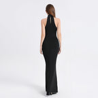 Ottavia Halter Maxi Gown — Oli Amore