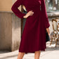 Eleonora Ruched Midi Dress