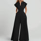 Serena Tailored Wide-Leg Jumpsuit