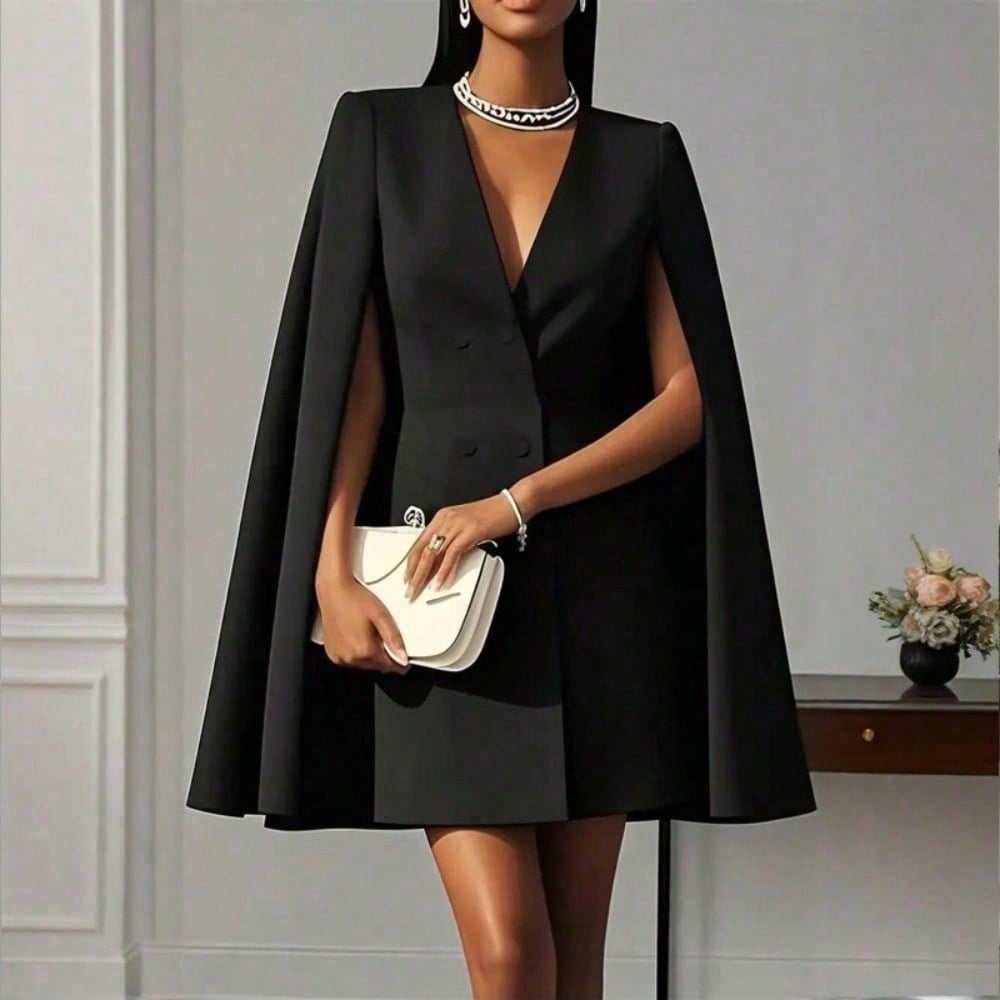 Norma cape blazer mini