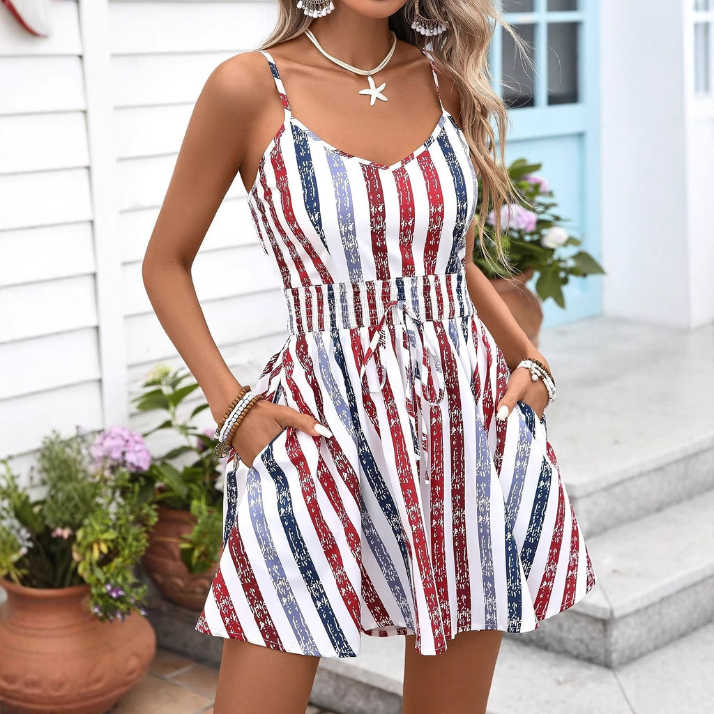 Portofino Striped Sundress — Oli Amore