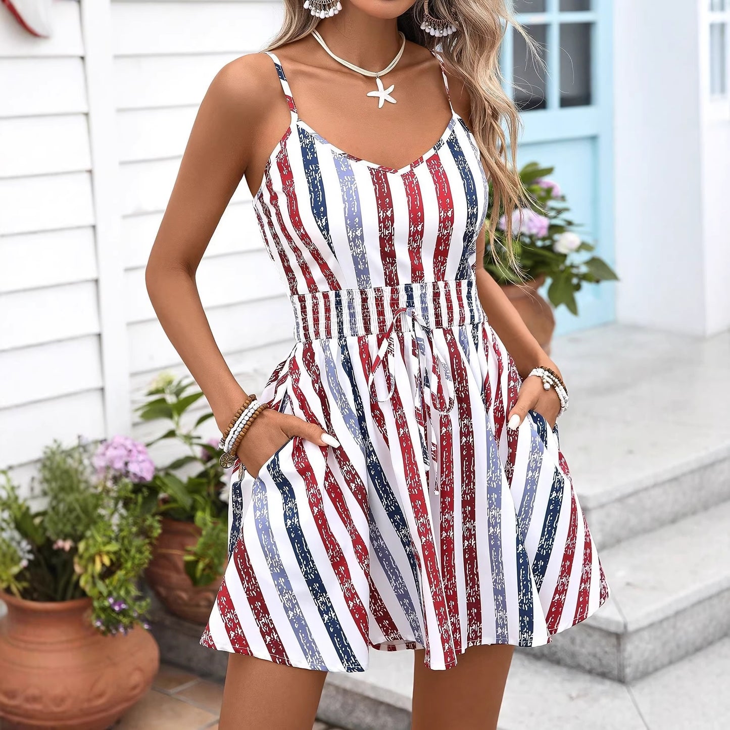 Portofino Striped Sundress