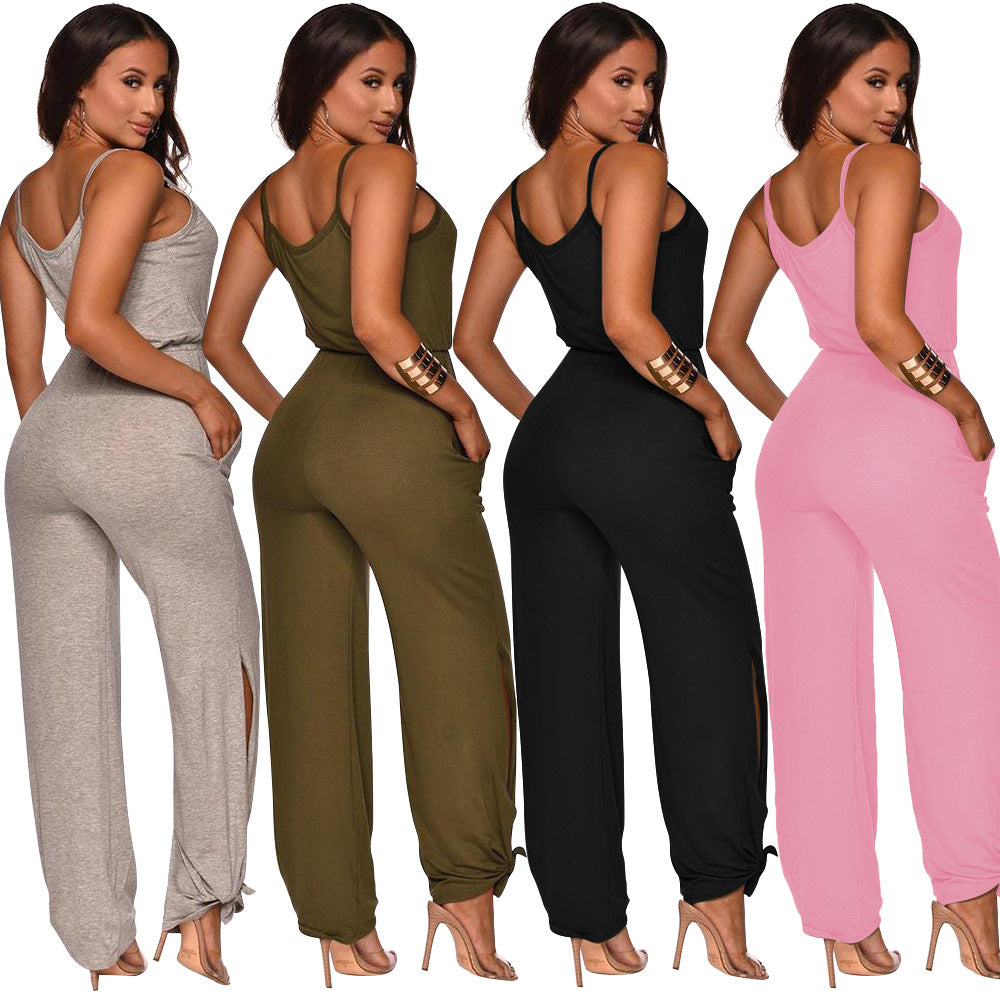 Lana Wide-Leg Lounge Jumpsuit