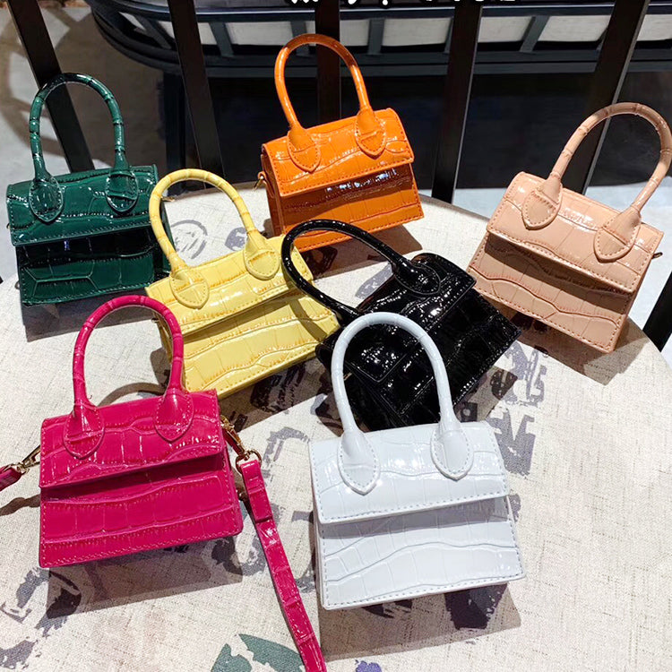 Zita Croc-Effect Mini Baguette