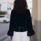 Eloisa Velvet Flute Top