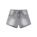 Procida Low-Rise Belted Denim Shorts