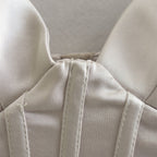 Vietri Satin Sweetheart Bustier Corset Top