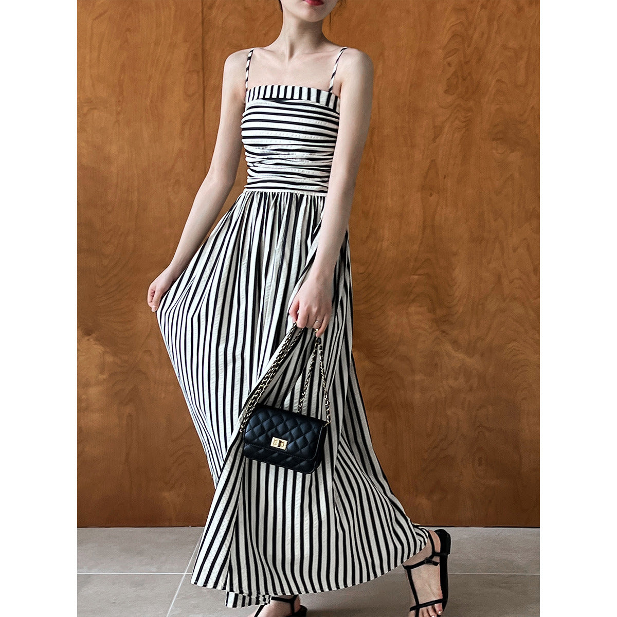 Marina Striped Maxi Dress
