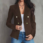 Florinda Double-Breasted Tailored Blazer