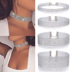 Tindara Crystal Rhinestone Choker