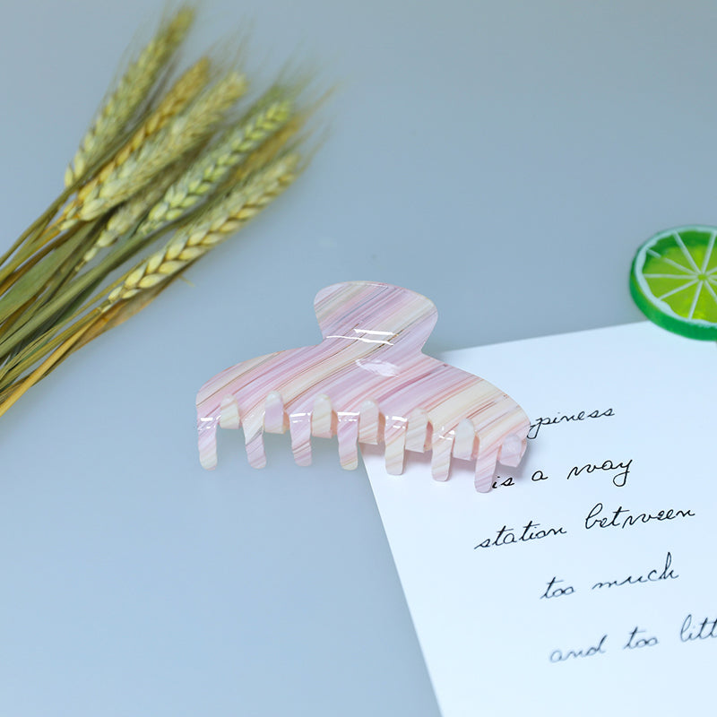 Giada Marble Hair Claw Clip