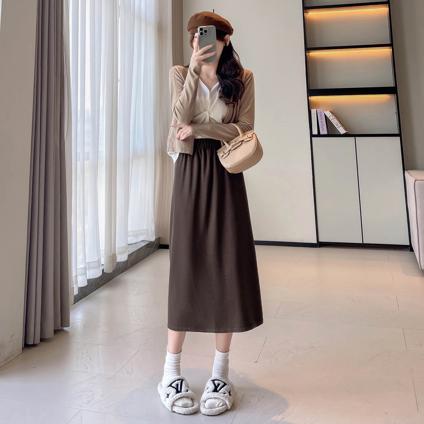 Nora Knit Midi Skirt