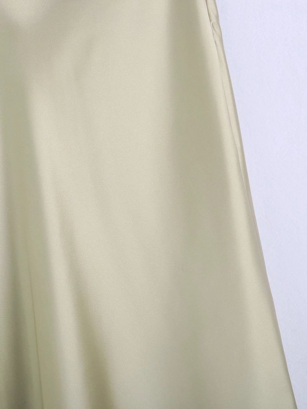 Lucietta Satin Bias-Cut Midi Skirt