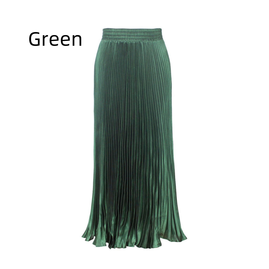 Bellini Pleated Midi Skirt