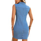 Demi Denim Button Dress