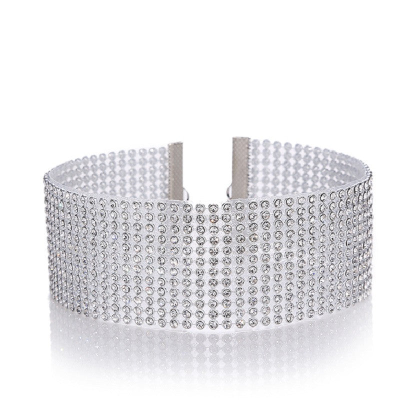 Tindara Crystal Rhinestone Choker