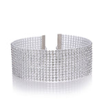 Tindara Crystal Rhinestone Choker