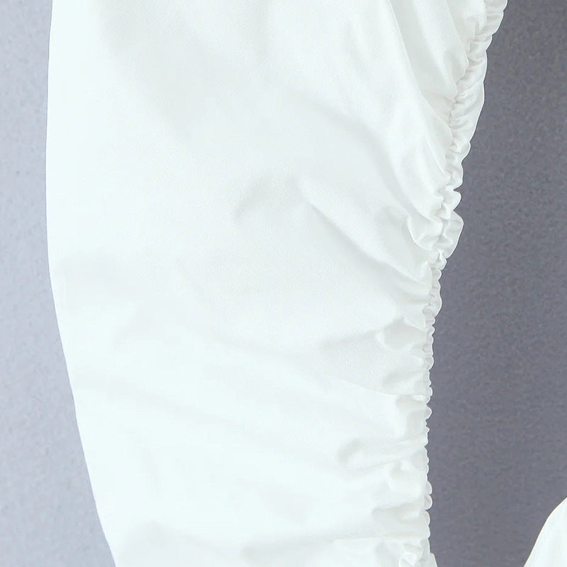 Iride corset peplum top
