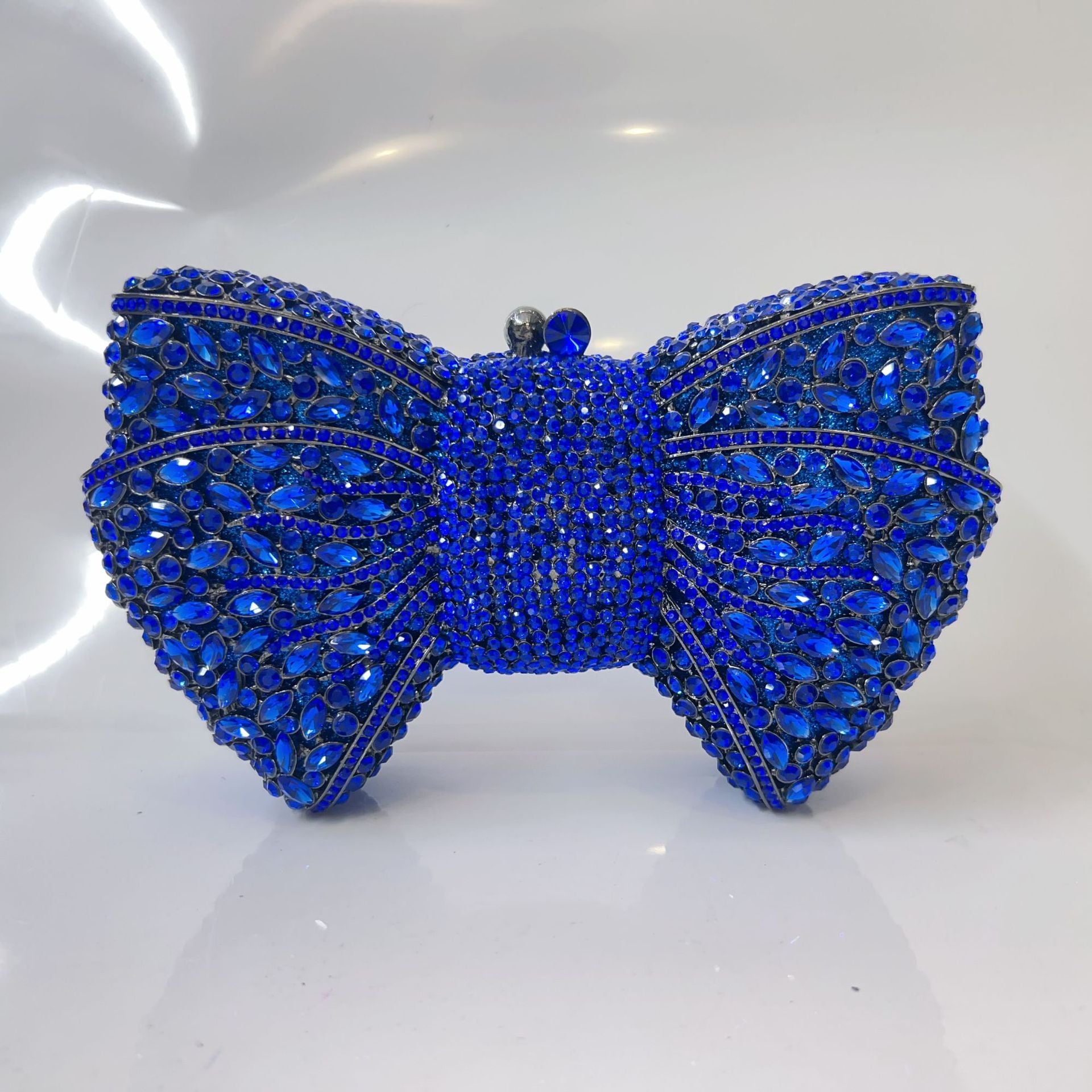 Carmina Crystal Bow Clutch