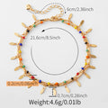 Serafina Beaded Charm Anklet