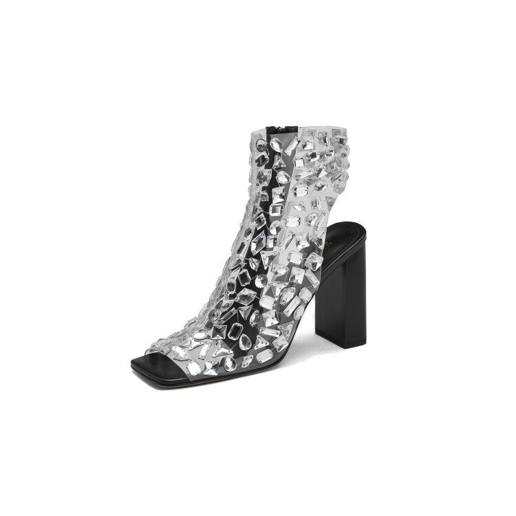 Felicita Crystal Embellished Heeled Sandals