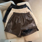 Fabia Faux Leather Short
