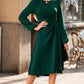 Eleonora Ruched Midi Dress