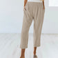 Marcella Cropped Linen Pant