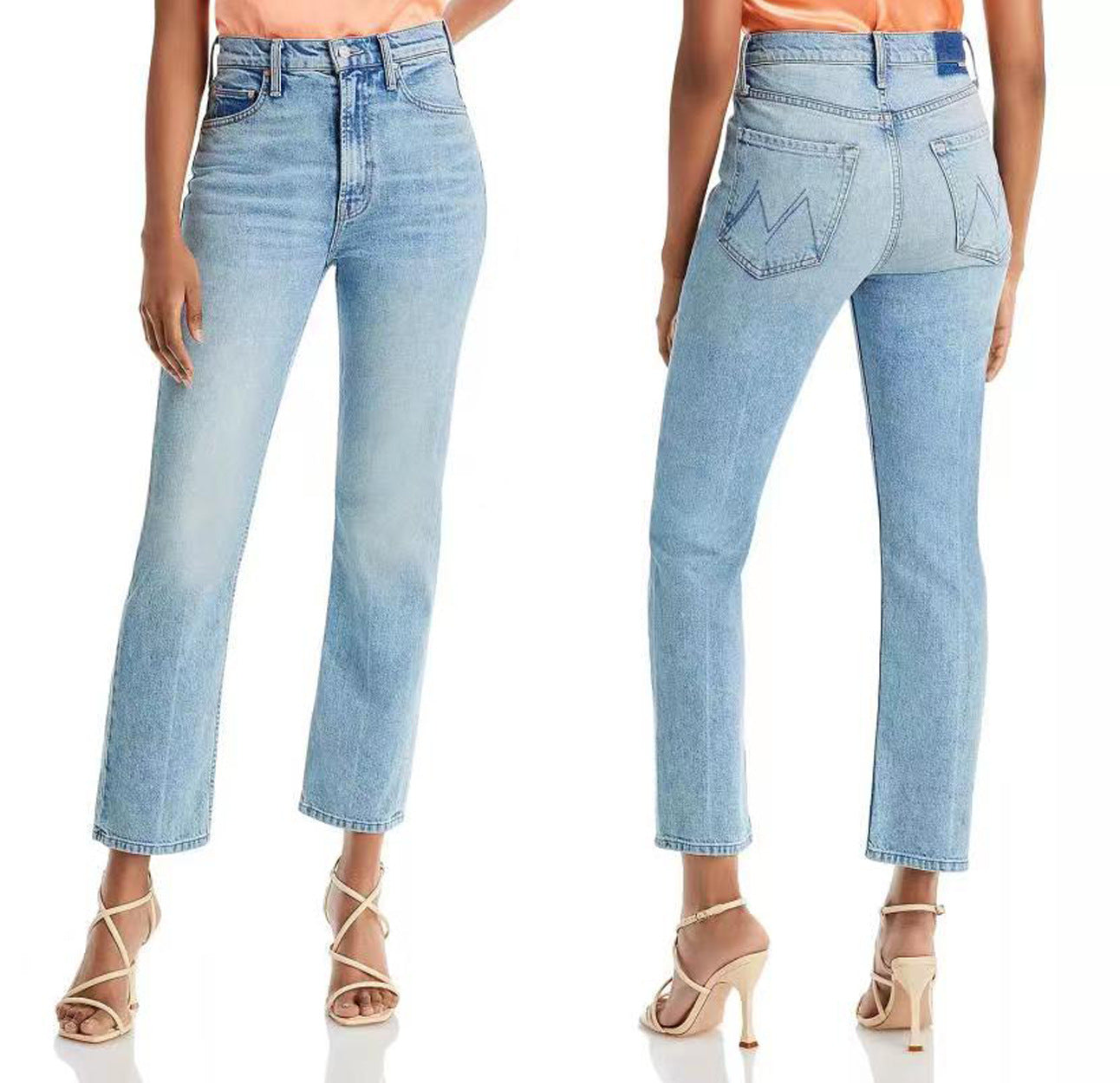 Cara High-Waist Cropped Slim Jean