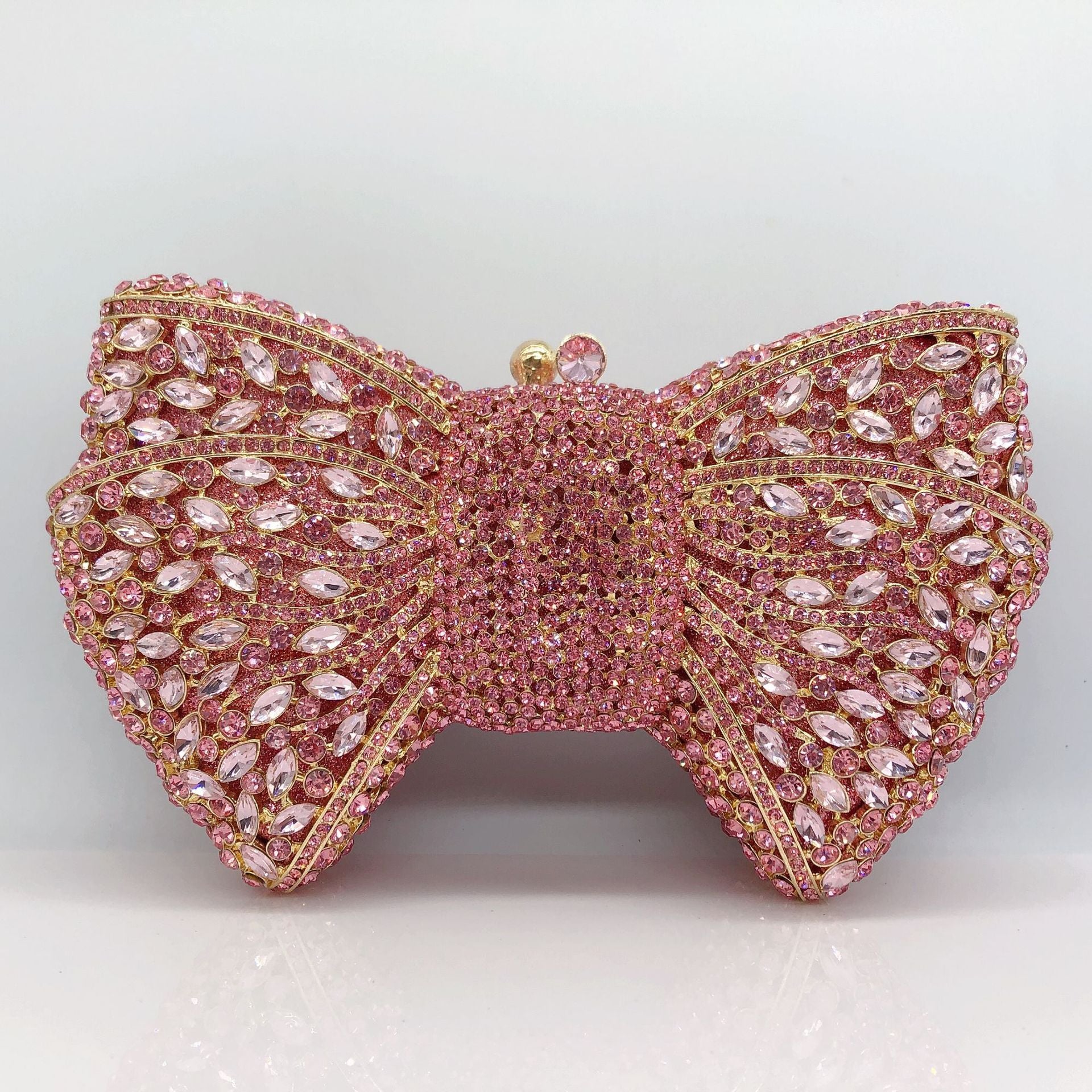 Carmina Crystal Bow Clutch