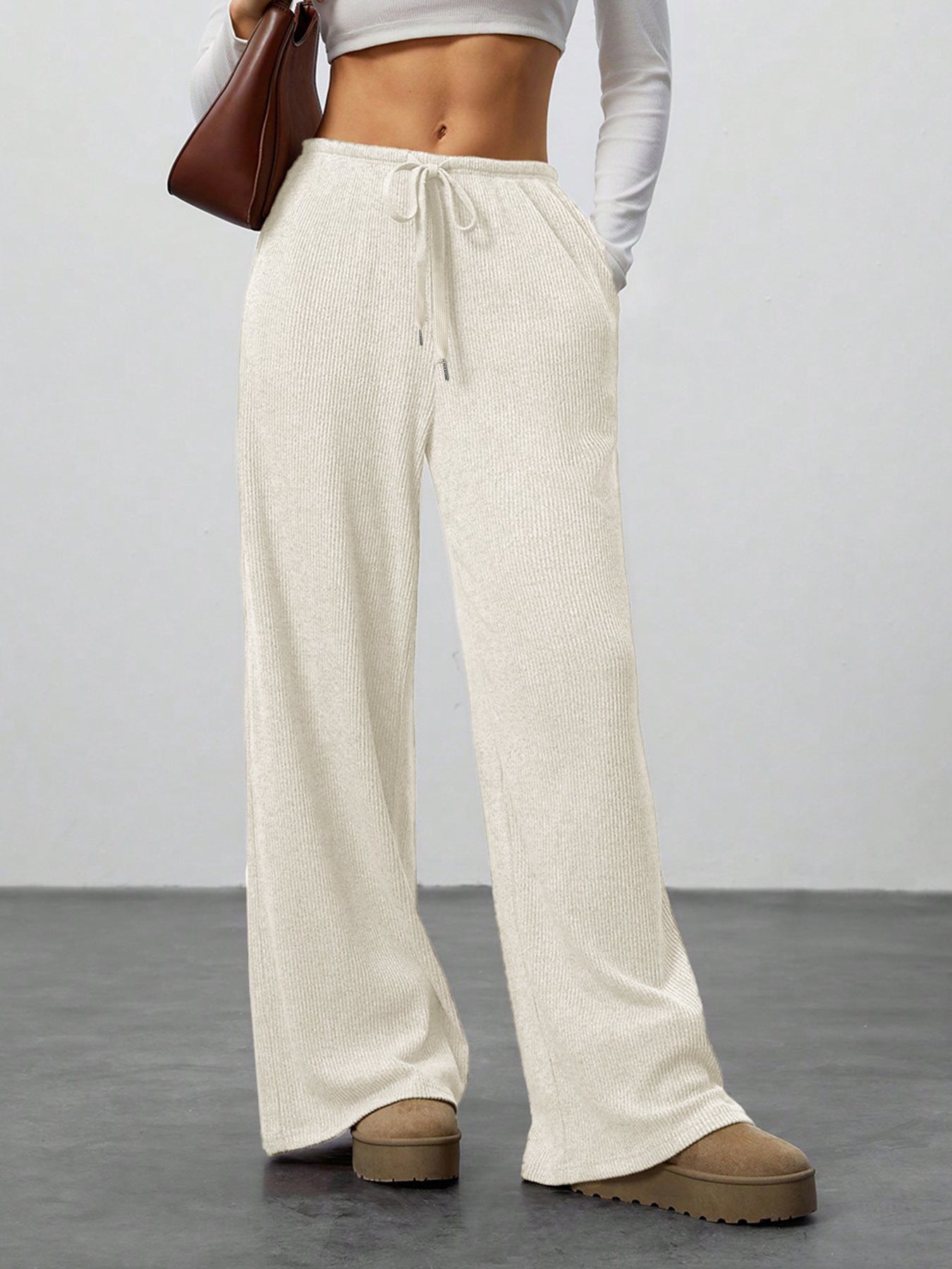 Paloma Wide Leg Drawstring Pant