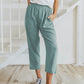 Marcella Cropped Linen Pant