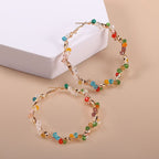 Gemma Crystal Hoop Earrings — Oli Amore