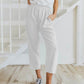 Marcella Cropped Linen Pant