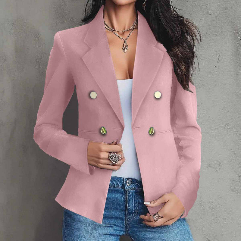 Florinda Double-Breasted Tailored Blazer
