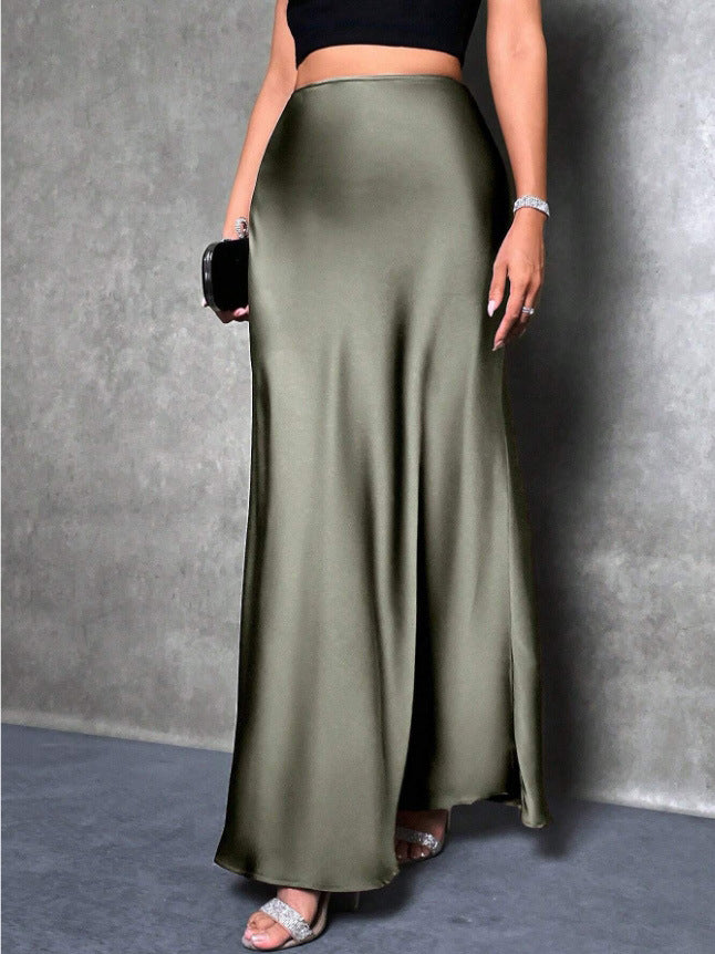 Ilaria Satin Maxi Skirt