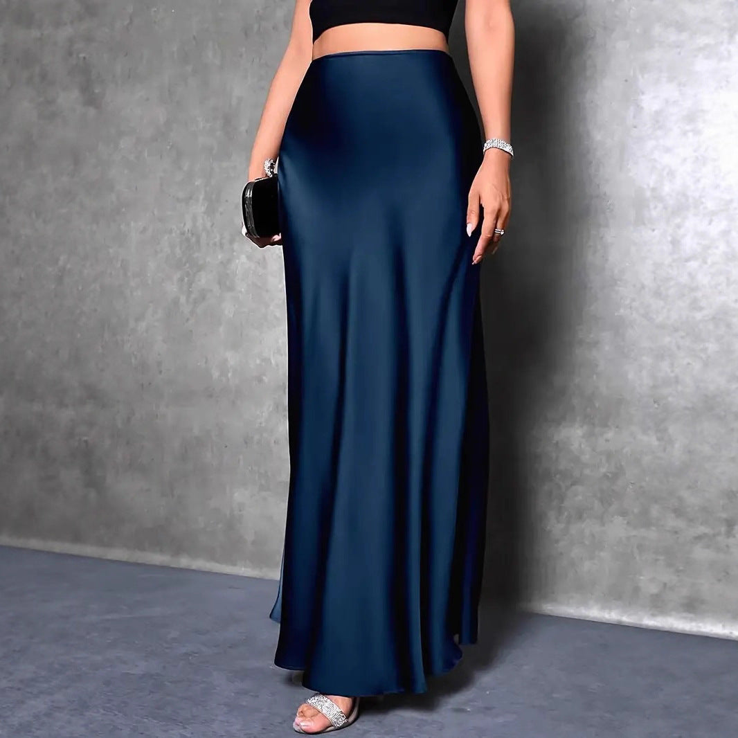 Ilaria Satin Maxi Skirt