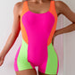 Lola Colorblock Romper Swimsuit