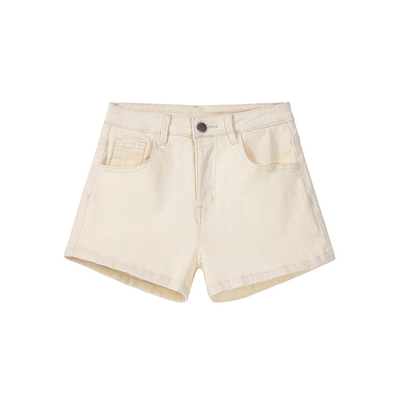 Procida Low-Rise Belted Denim Shorts