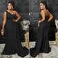 Liliana One-Shoulder Gown