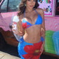 Isla Floral Bikini & Sarong Set