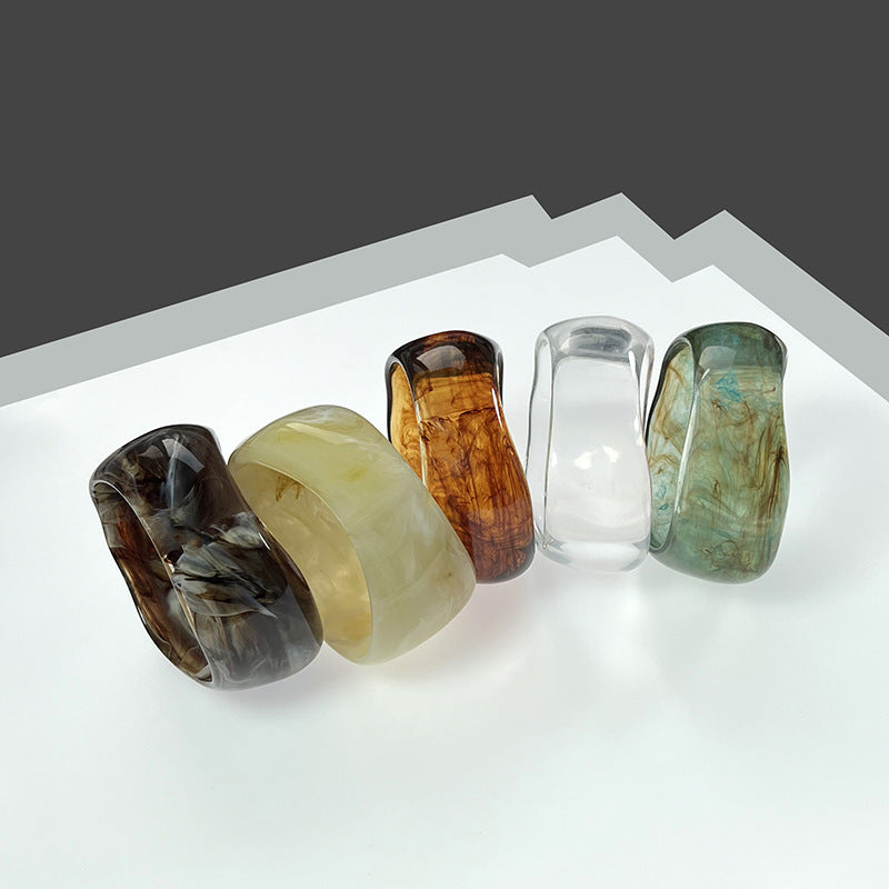 Noa Chunky Resin Bangle