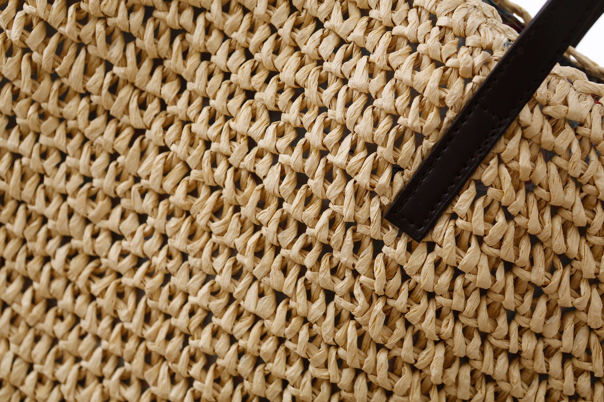 Licia Straw Woven Shoulder Bag