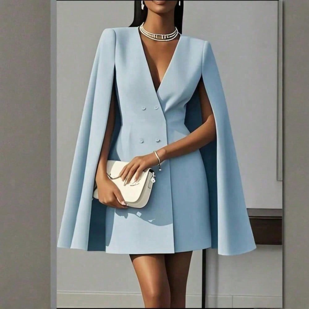 Norma cape blazer mini