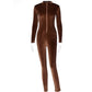 Cosima Velvet Catsuit Jumpsuit